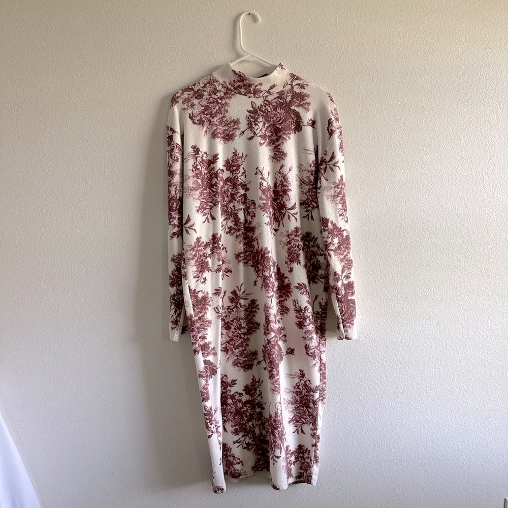 Zara Knit Midi Dress